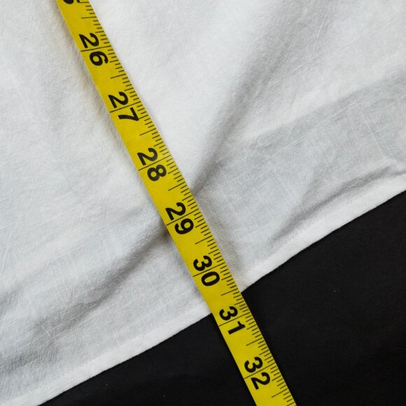 Madewell Oversized Ex-Boyfriend Tunic Shirt Women's Small Solid White NG910 - Picture 13 of 15